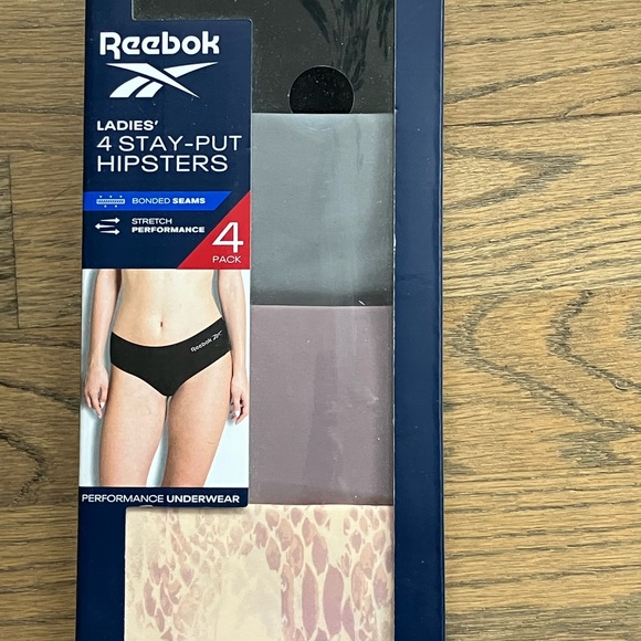 Reebok 4-pack Ladies Performance Hipster Medium - Picture 9 of 9